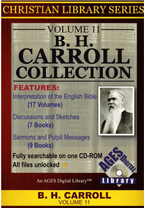 B.H. Carroll Collection Bible Software