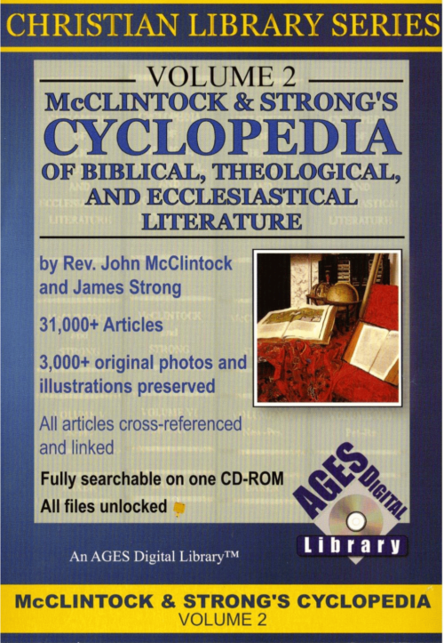 McClintock and Strong Cyclopedia Bible Software